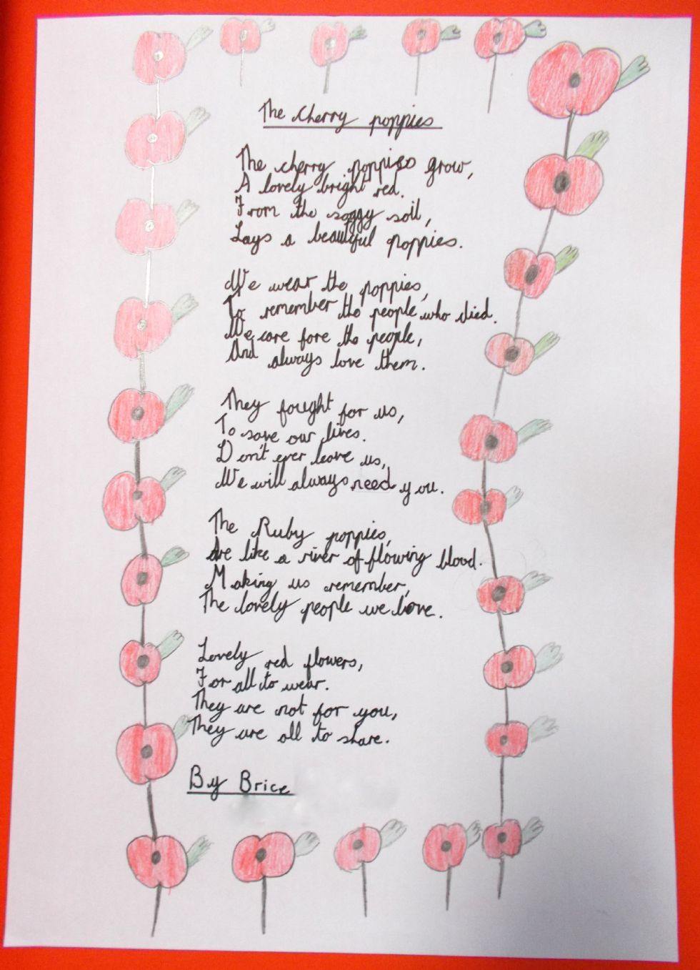 writing a poem about remembrance day quotes